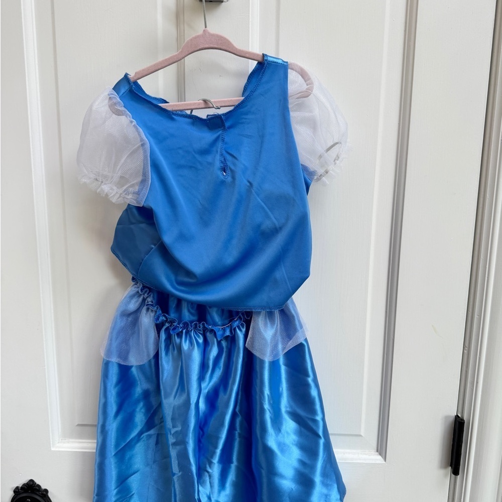 NWOT Disney Girls Size 4 - 6 Cinderella Blue and Pink 2 Piece Dress Up Costume - Picture 11 of 11